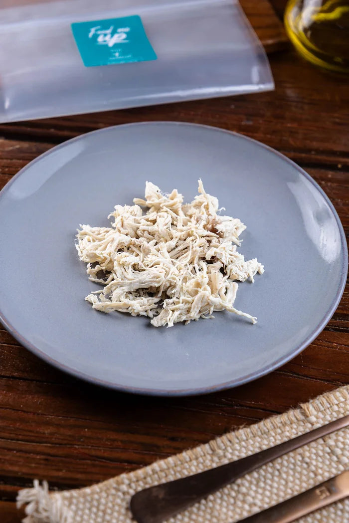 PORÇÃO DE FRANGO DESFIADO 100g