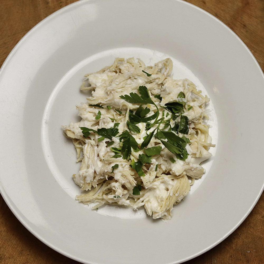 PORÇÃO DE FRANGO DESFIADO COM RICOTA 100GR