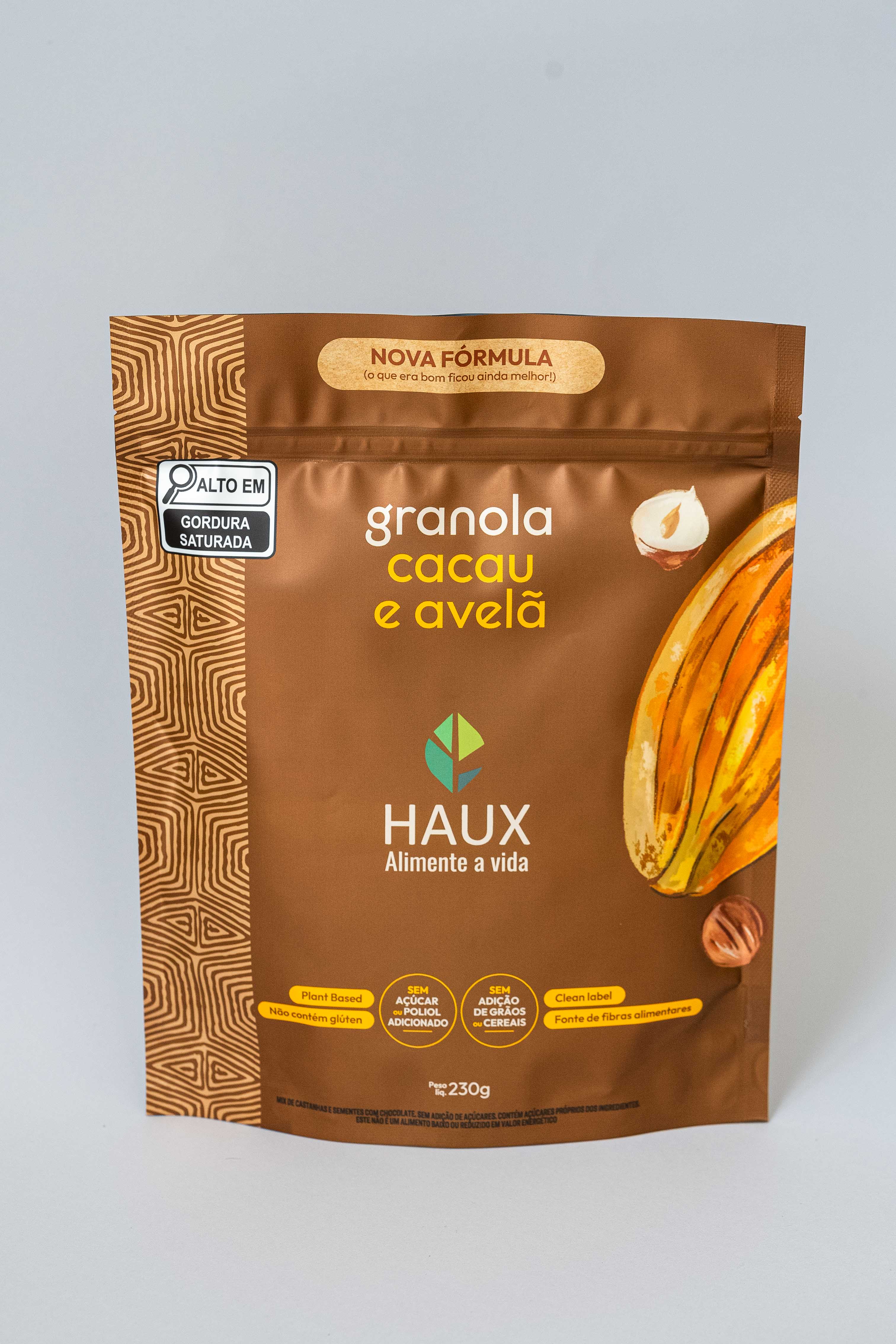 GRANOLA CACAU E AVELÃ