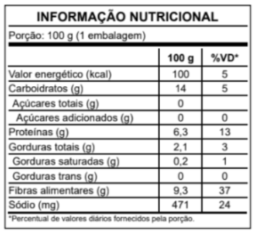 PORÇÃO DE FEIJÃO PRETO 100GR