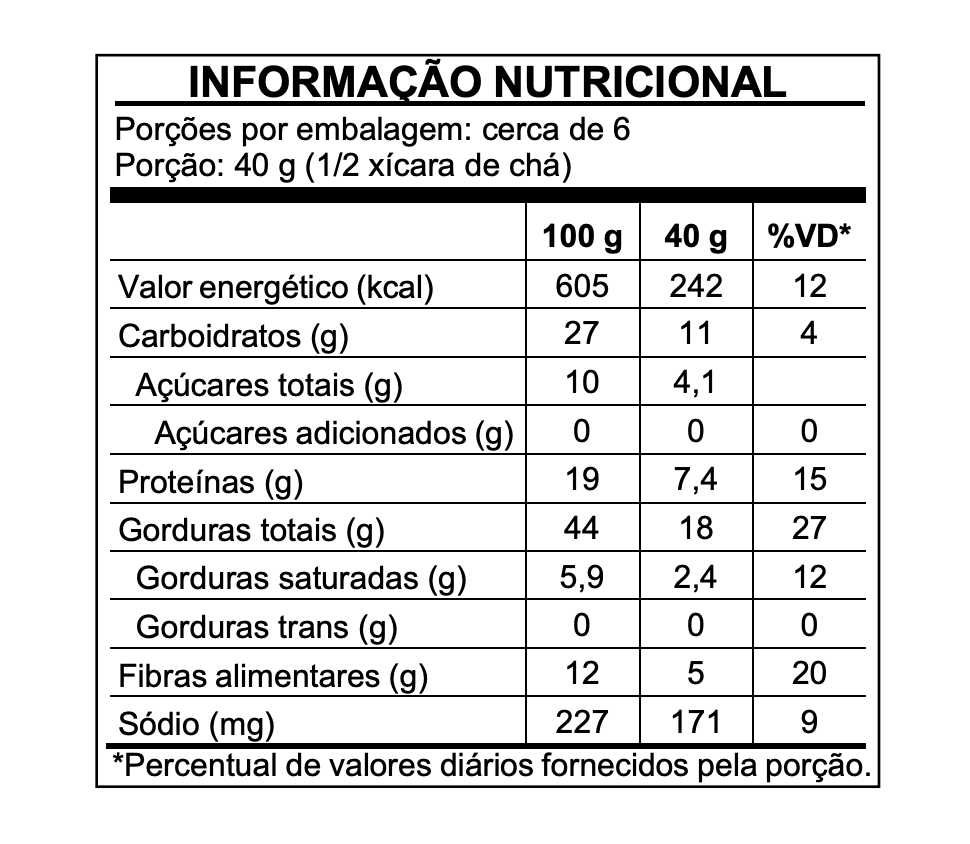 GRANOLA PROTEICA PIMENTA LIMÃO