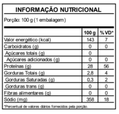 PORÇÃO DE ATUM SELADO 100GR